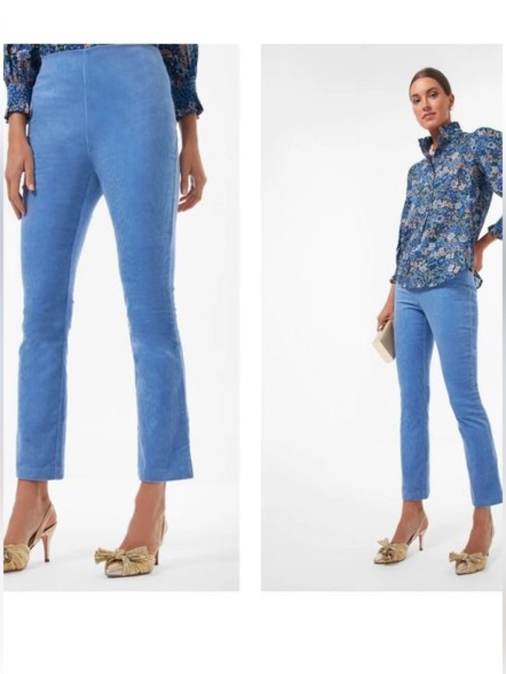 Tuckernuck Dutch Blue Corduroy Ashford Ankle Pants